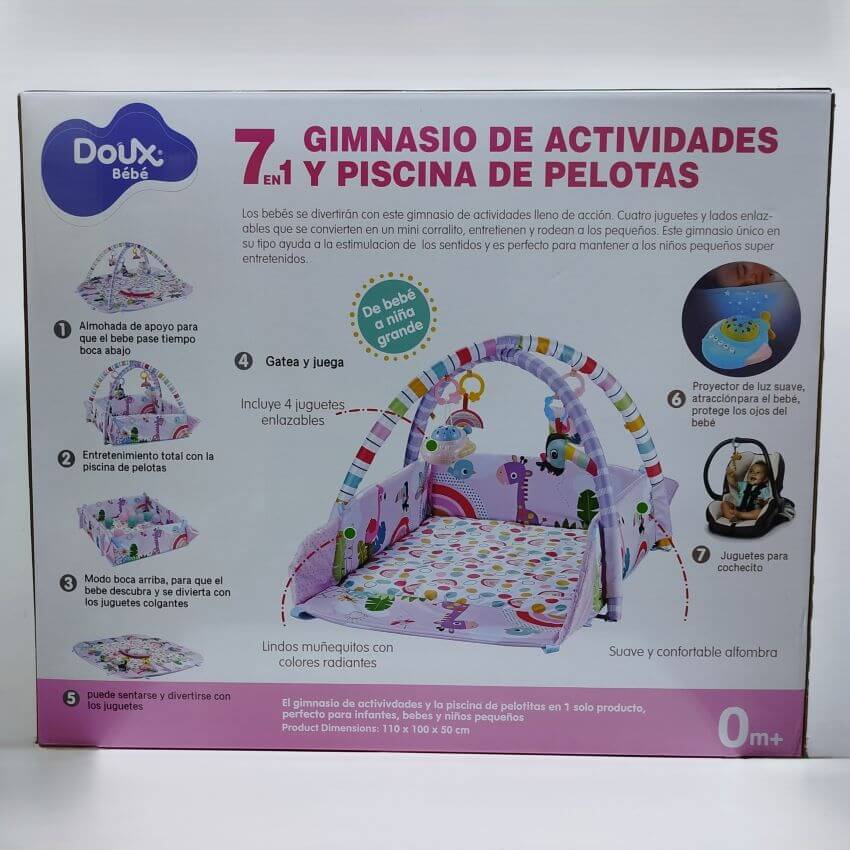 GIMNASIO DE ACTIVIDADES 7 EN 1 DOUX BEBE