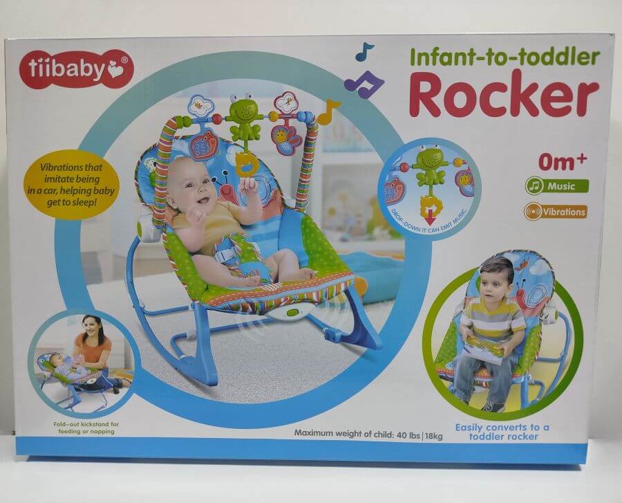 MECEDORA ROCKER AZUL TIIBABY