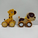HAPPY TRACTION TOY ANIMALES