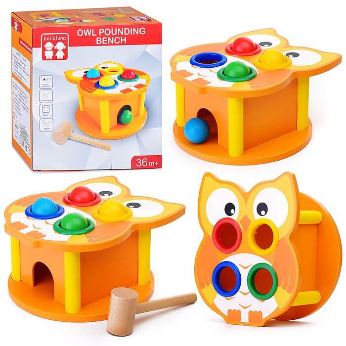 POUNDING BENCH TORTUGA Y BUHO