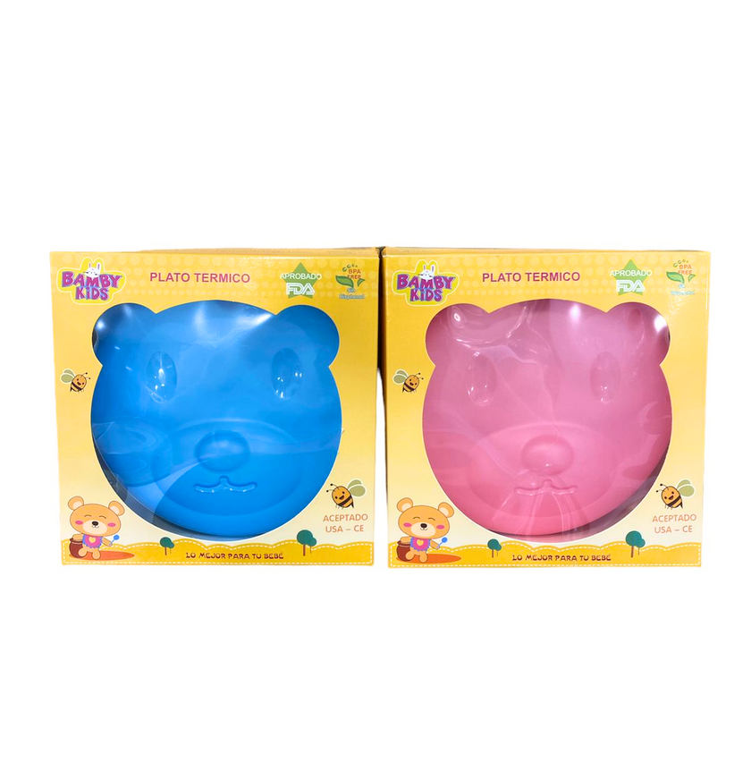 PLATO TERMICO OSO BAMBY KIDS