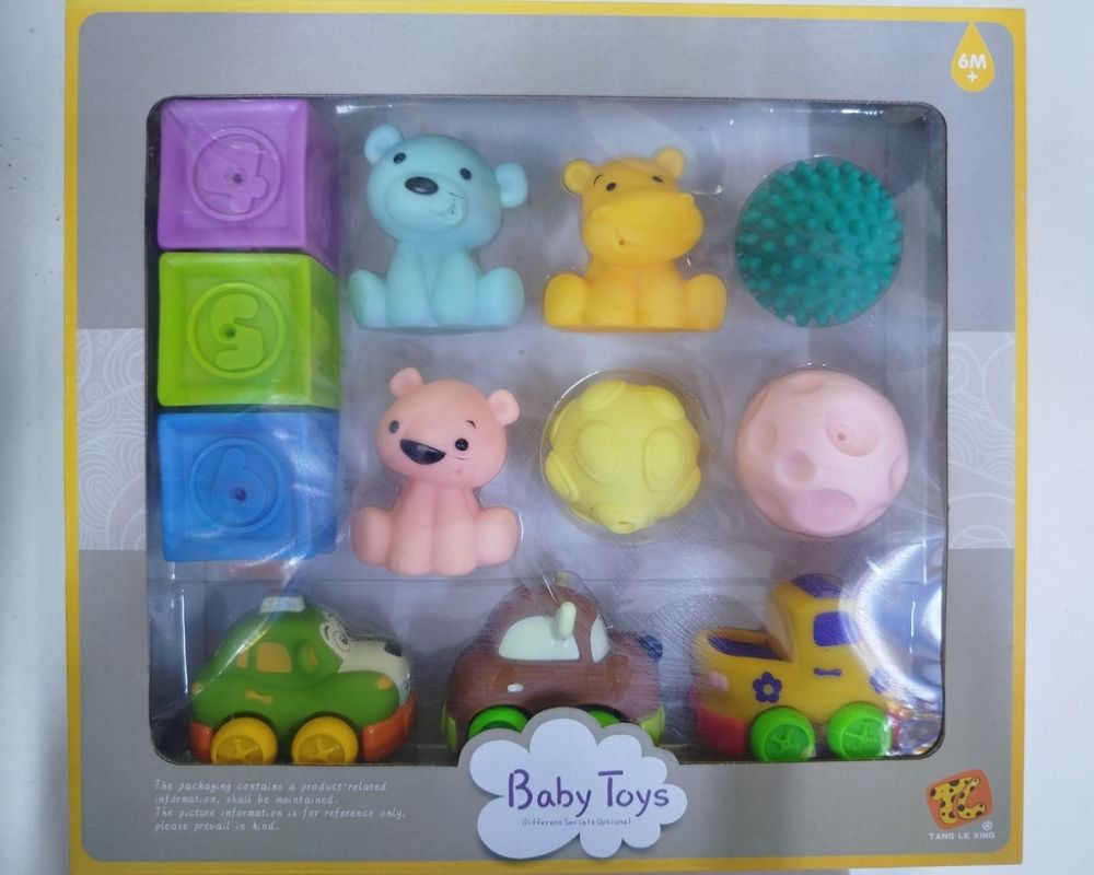 BABY TOYS TEXTURA 12 PCS