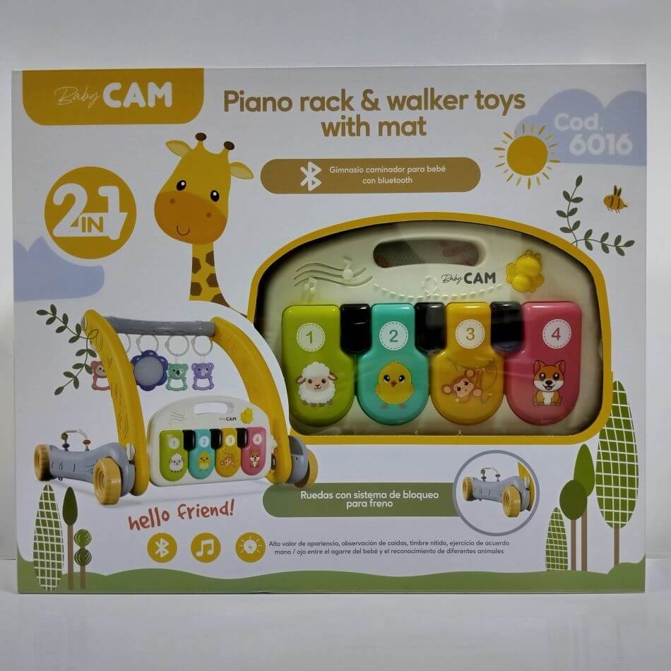 CAMINADOR PIANO 2 EN 1 BABYCAM