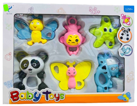 SONAJA BABY TOYS 6 PCS CAJA NARANJA