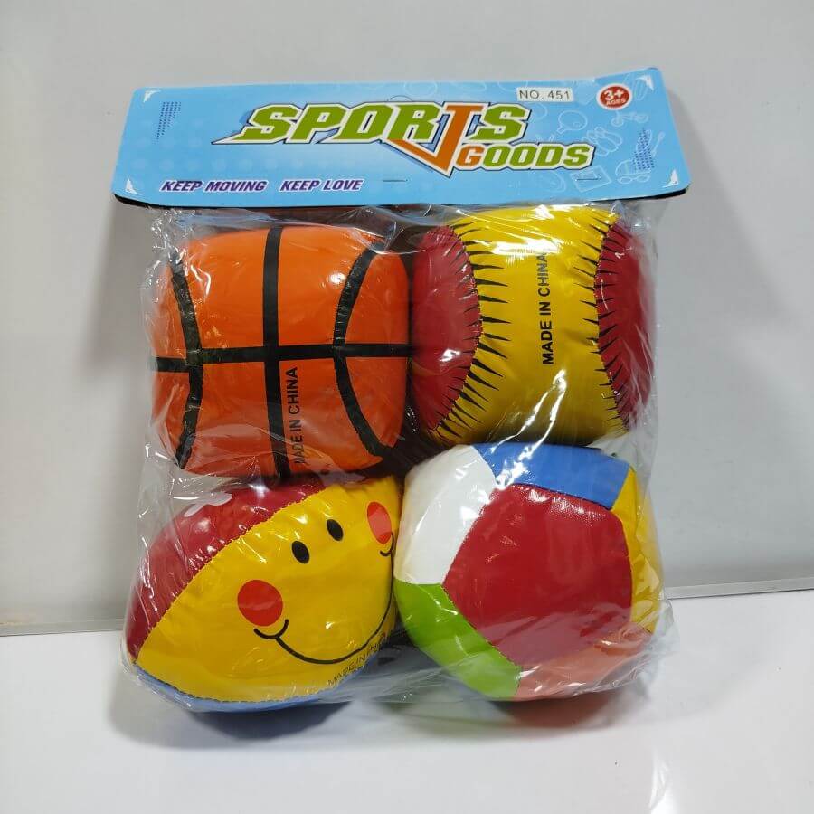 PELOTA TEXTURA 4 PCS
