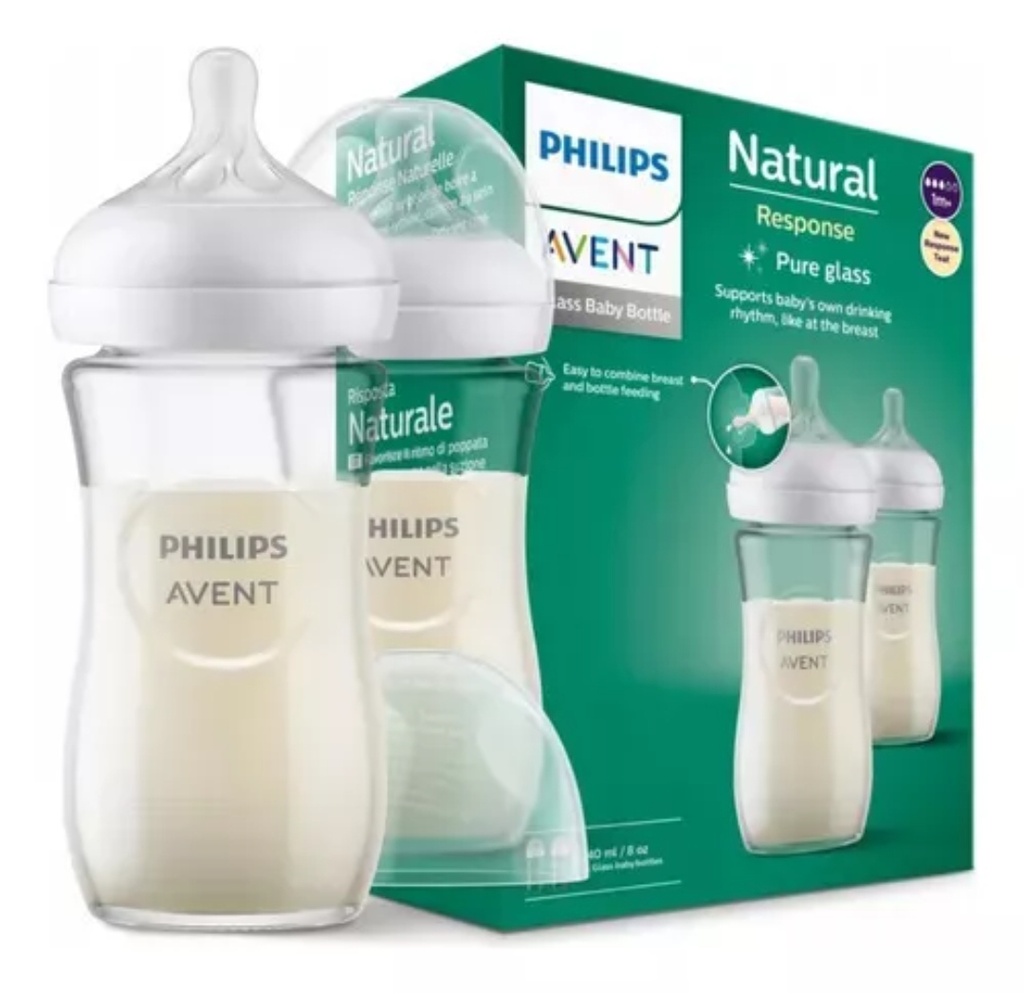 BIBERON DE VIDRIO GRANDE PHILIPS AVENT
