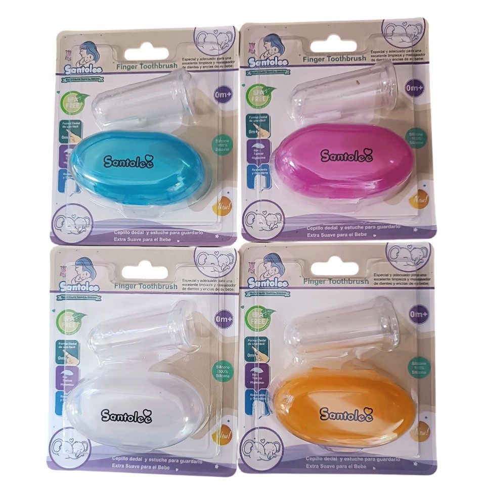 CEPILLO DEDAL DE SILICONA SANTOLEE