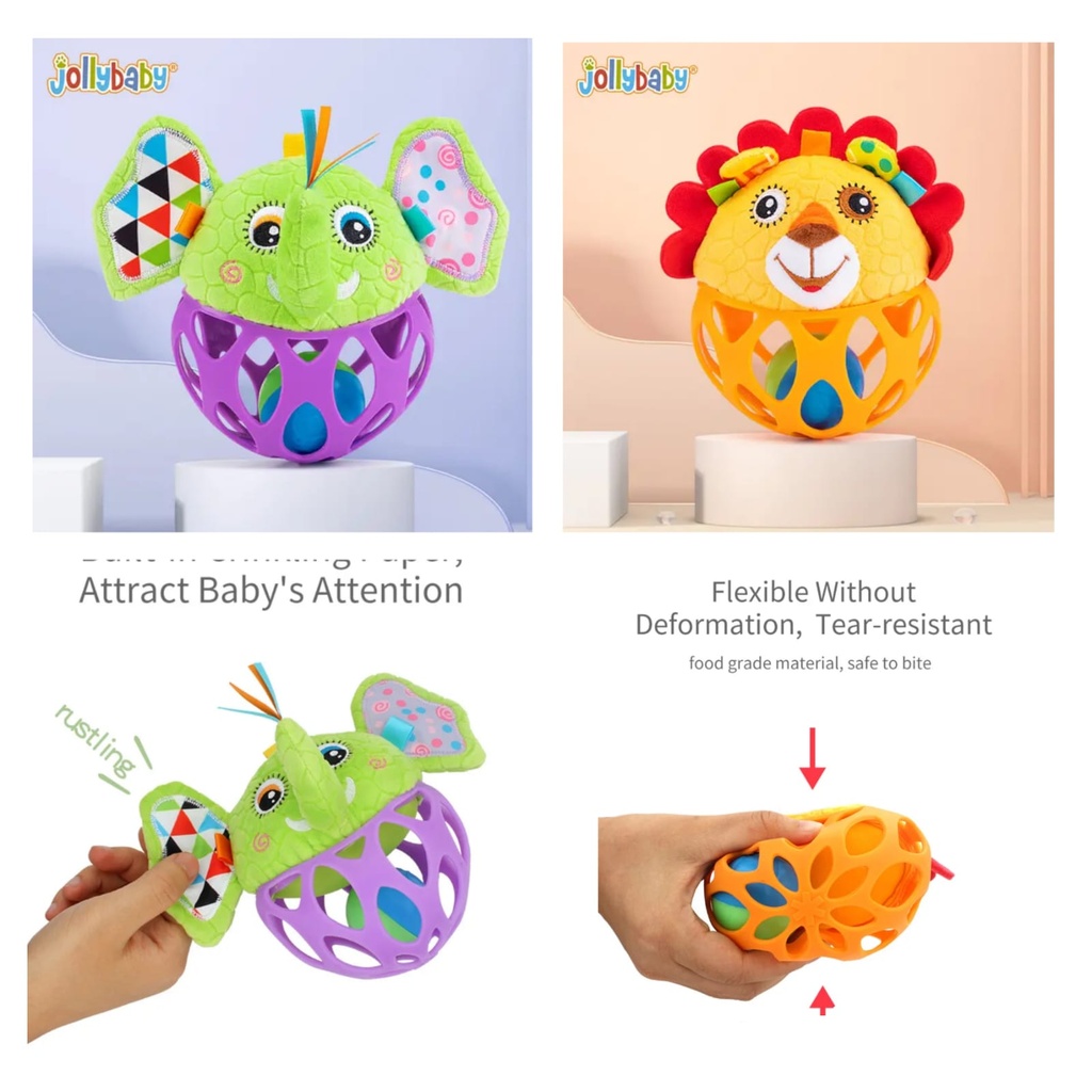 SONAJA PELUCHE LEON /ELEFANTE JOLLYBABY