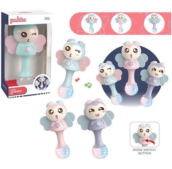 MARIPOSA SONAJA MUSICAL CON LUCES