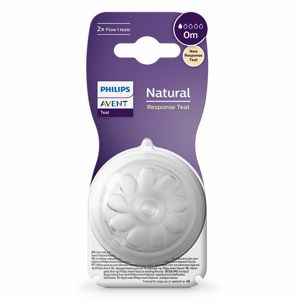 TETINA NATURAL RESPONSE 2 PCS PHILIPS AVENT