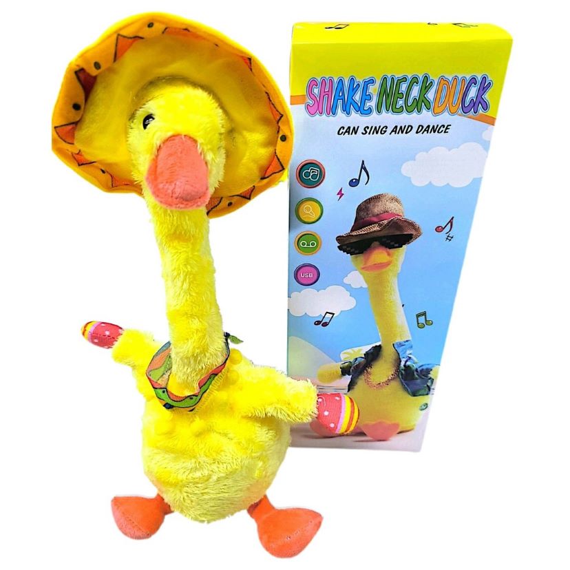PATO PELUCHE BAILARIN