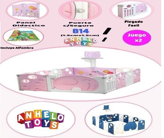 CERCO BABY HAPPY AZUL Y ROSA