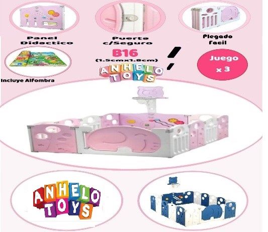 CERCO BABY HAPPY AZUL Y ROSA