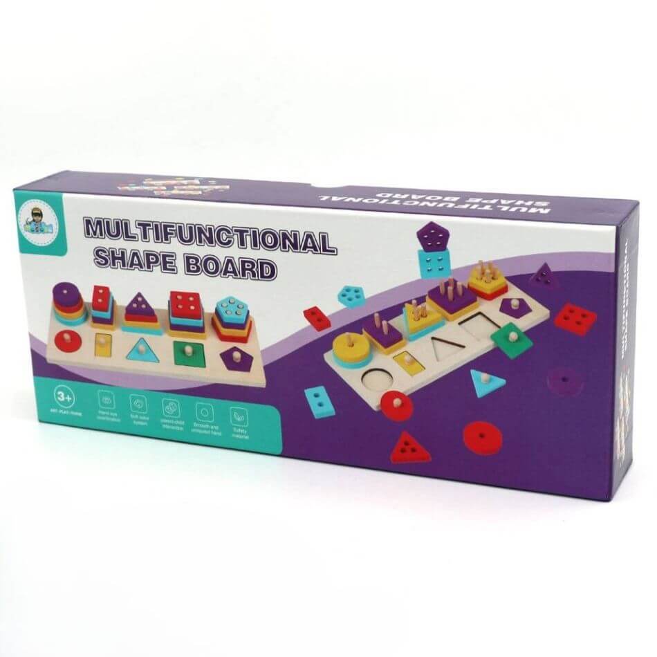 ENCAJE DE MADERA SHAPE BOARD