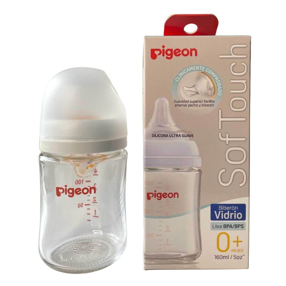 BIBERON DE VIDRIO 5 OZ PIGEON