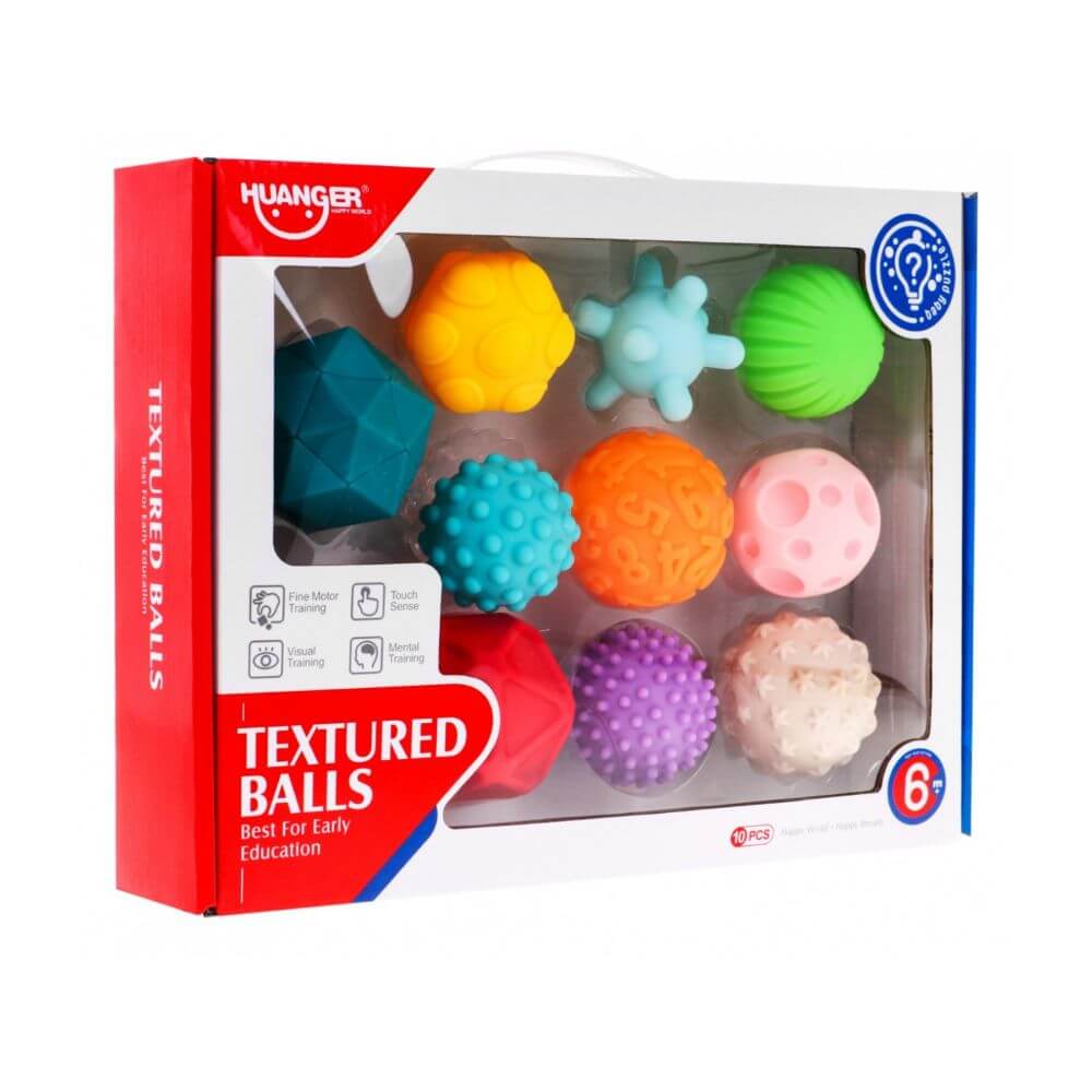 PELOTA TEXTURA 10 PCS HUANGER