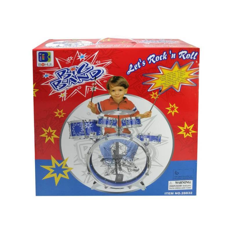 BATERIA AZUL CON ACCESORIOS