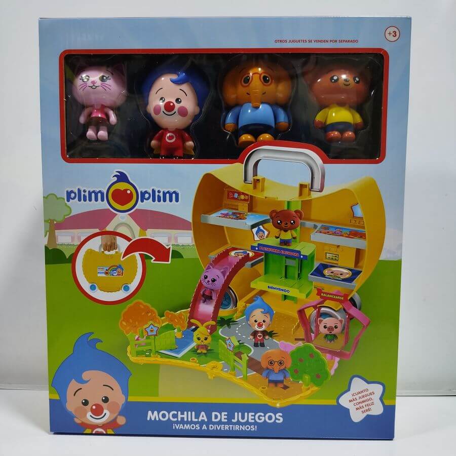 MOCHILA DE JUEGOS PLIM PLIM