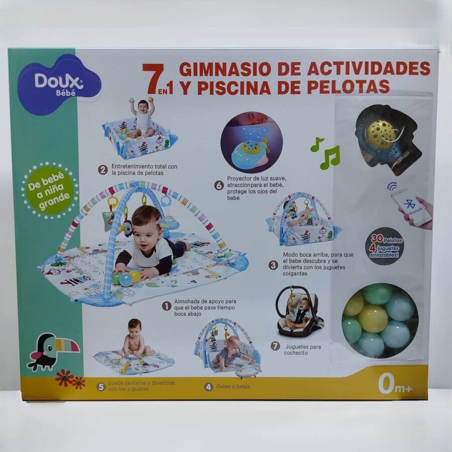 GIMNASIO DE ACTIVIDADES 7 EN 1 DOUX BEBE