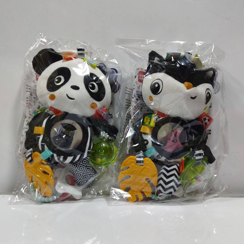 SONAJA PELUCHE OSO Y ZORRO