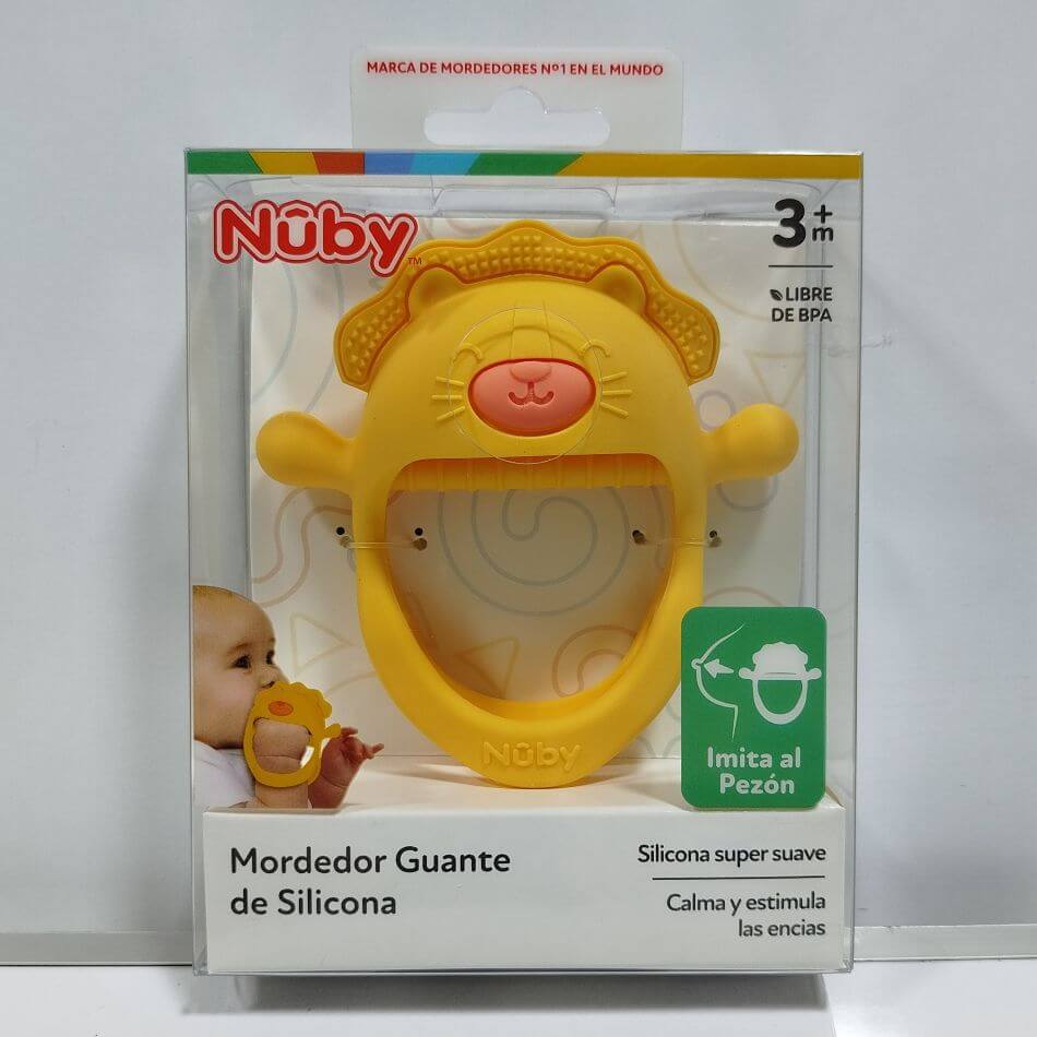 MORDEDOR GUANTE DE SILICONA NUBY