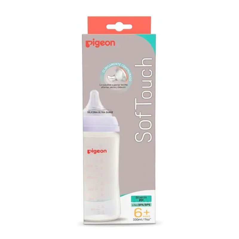 BIBERON POLIPROPILENO 11 OZ PIGEON