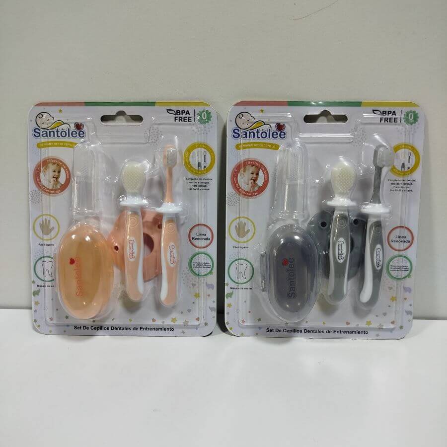SET CEPILLOS 4 PCS SANTOLEE