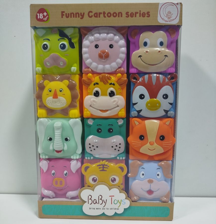 BABY TOYS ANIMALES 12 PCS