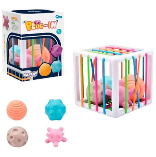 [M3A-1] CUBO CON LIGA PELOTAS TEXTURA