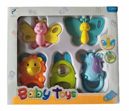 [2846A] SONAJA BABY TOYS 5 PCS
