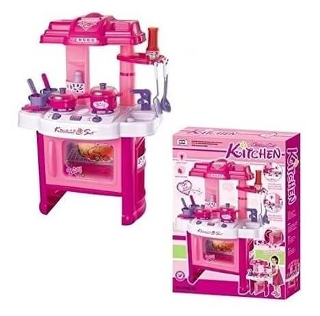 [008-26] COCINA CON HORNO FUCSIA