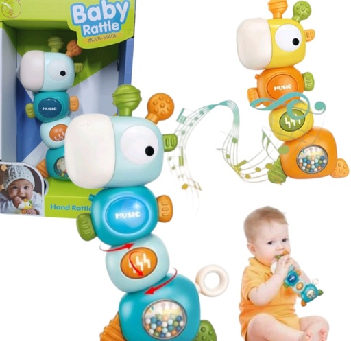 [6669] SONAJA GUSANO BABY RATTLES