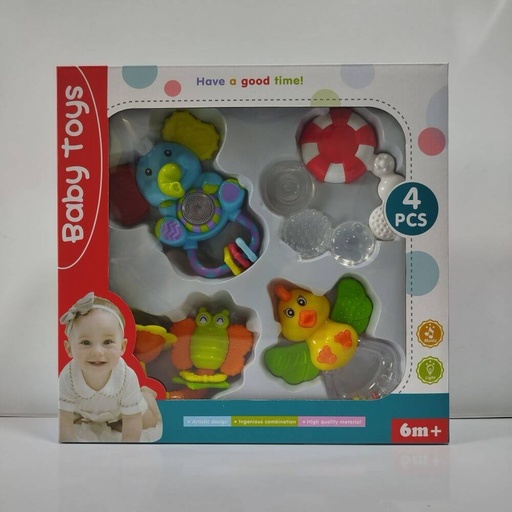 [2411] SONAJA MUSICAL BABY TOYS 4 PCS