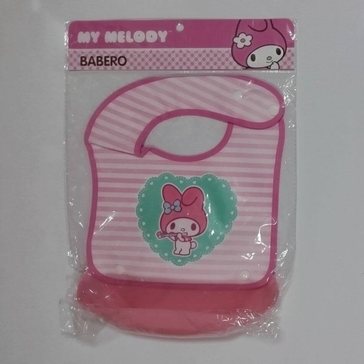[SIL-001353] BABERO PLASTICO Y SILICONA SANRIO