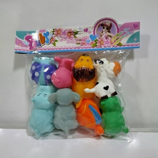 [A006] TOYS ANIMALES 8 PCS