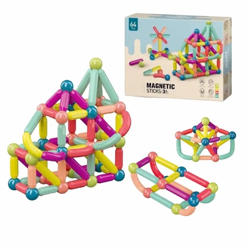 [FD136] PIEZAS MAGNETICAS 64 PCS