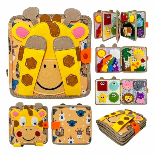 [MV0051 /PL-100 /O-1999] LIBRO TEXTURA JIRAFA