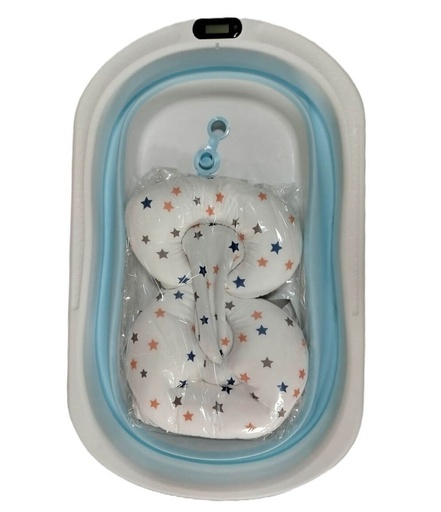 [TA883] TINA PLEGABLE CON TERMOMETRO Y COJIN