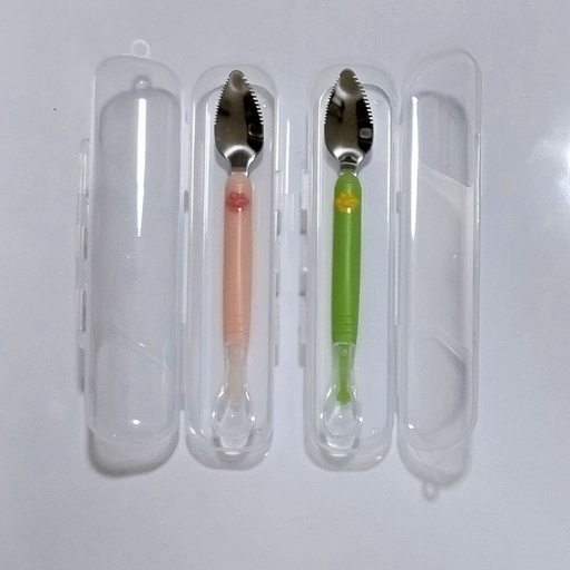 [YAT037] CUCHARA RASPAFRUTA EN ESTUCHE