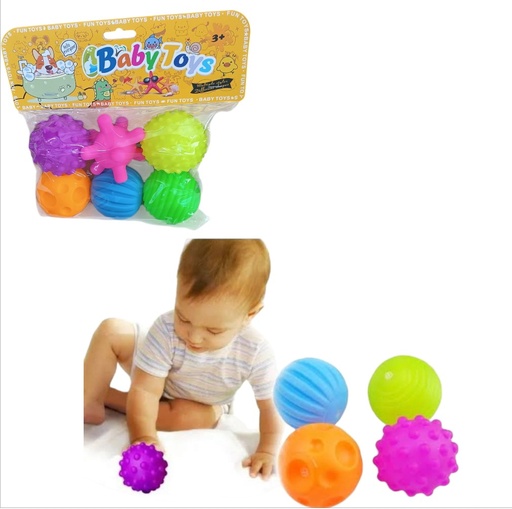 [SDH-0024] TOYS CHILLON PELOTAS X6 COLORIDO BOLSA
