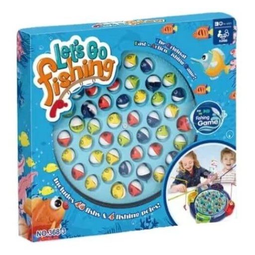 [368-3] PESCA MUSICAL 45 PECES