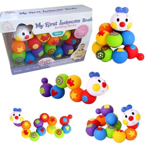 [3078] GUSANO PAYASO DIDACTICO CAJA ABIERTA