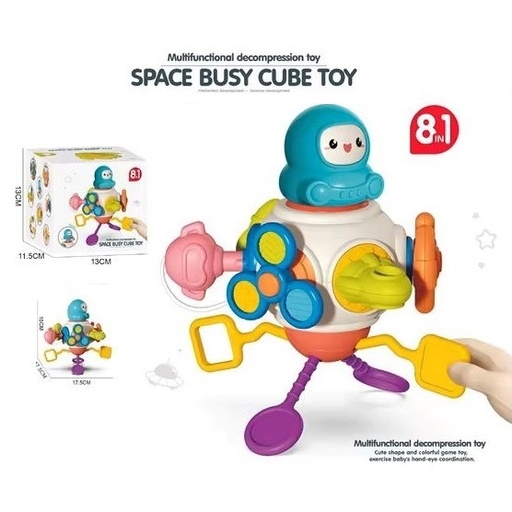 [688-76] SPACE BUSY CUBE TOY