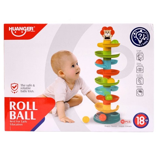 [HE0292] TORRE ESPIRAL CON PELOTAS