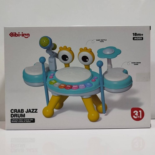 [6233 /6234] BATERIA CANGREJO 3 EN 1 CIBI-INN