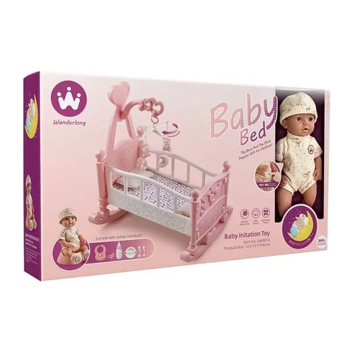 [W6909A] CUNA CON MUÑECA GRANDE WANDALON