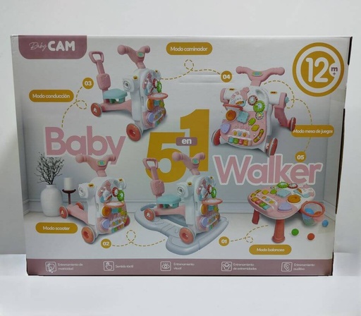 [4212 /4210] CAMINADOR 5 EN 1 BABYCAM
