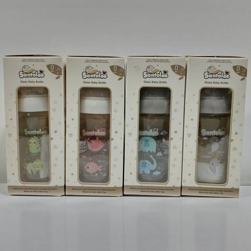 [ST-219VD] BIBERON DE VIDRIO ANTICOLICOS 9 OZ