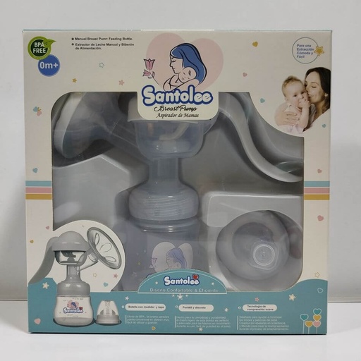 [PA102] EXTRACTOR DE LECHE MANUAL CON BIBERON SANTOLEE