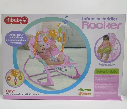 [68110 /68113] MECEDORA ROCKER ROSADA TIIBABY